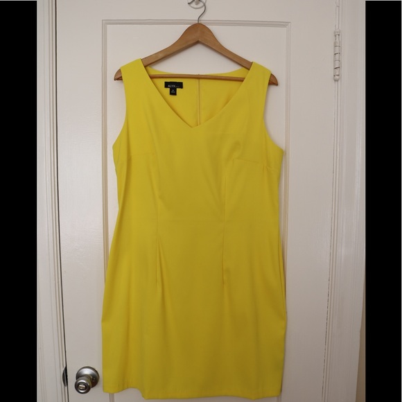 yellow sunday dress